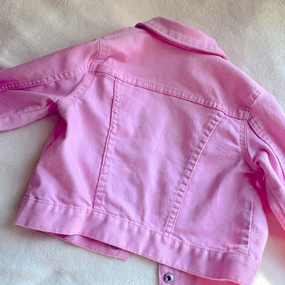 Pink Denim Jacket - Picture 3 of 5